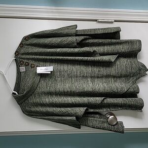 Le Moda Womens Popover Top